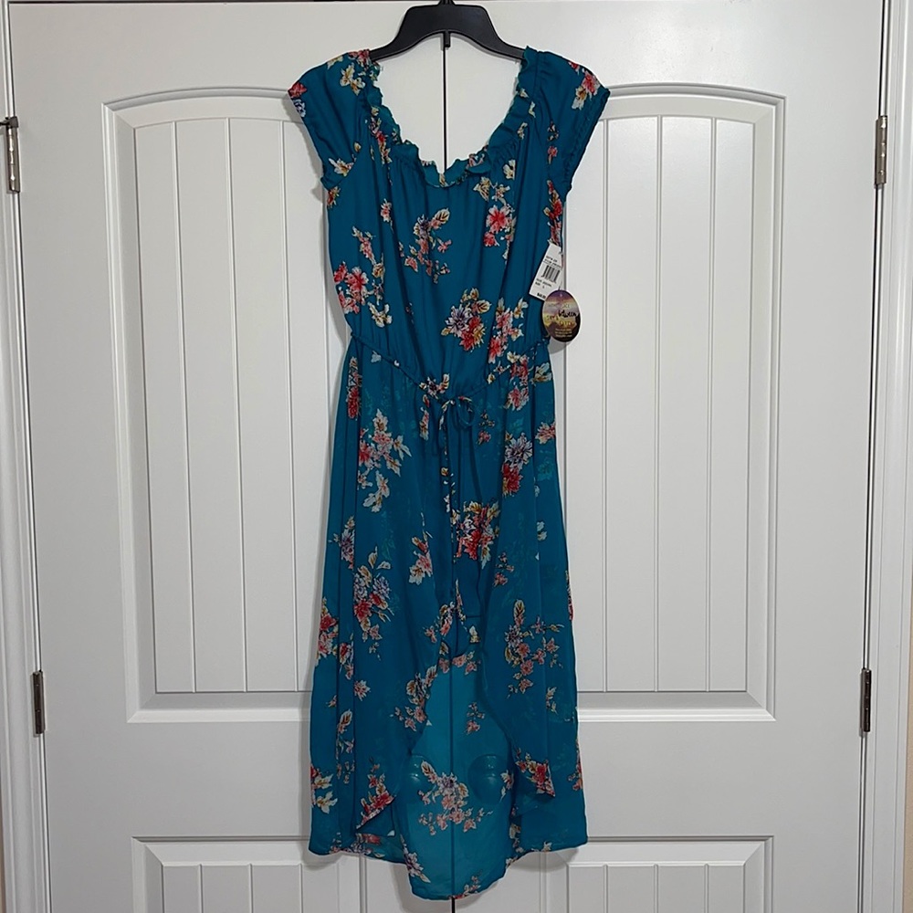 NWT Teal Dress-Style Romper
